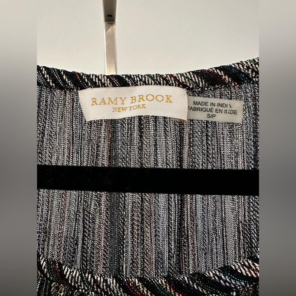 Ramy Brook Dori Metallic Striped Women's Top - Picture 8 of 11